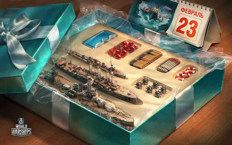 Model Ships in Gift Box