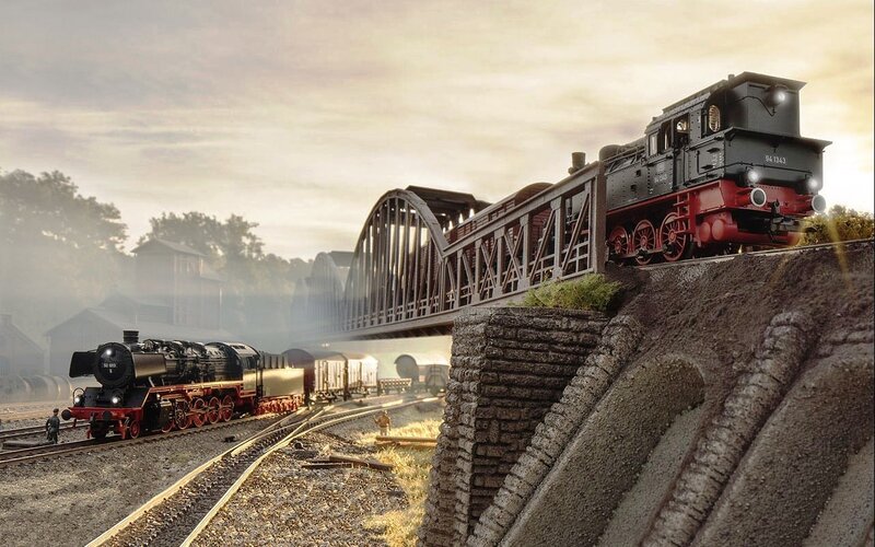 Model Steam Trains