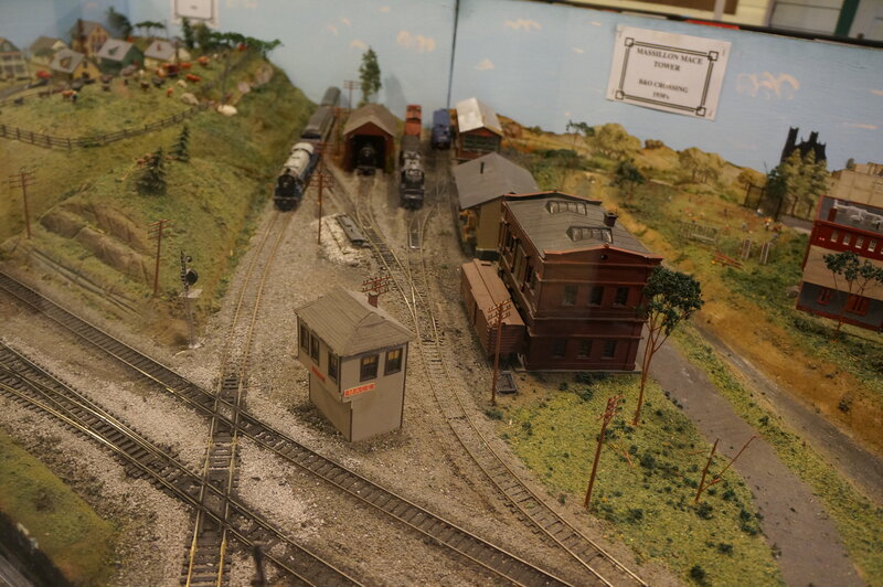 Model Train Layout — Brown