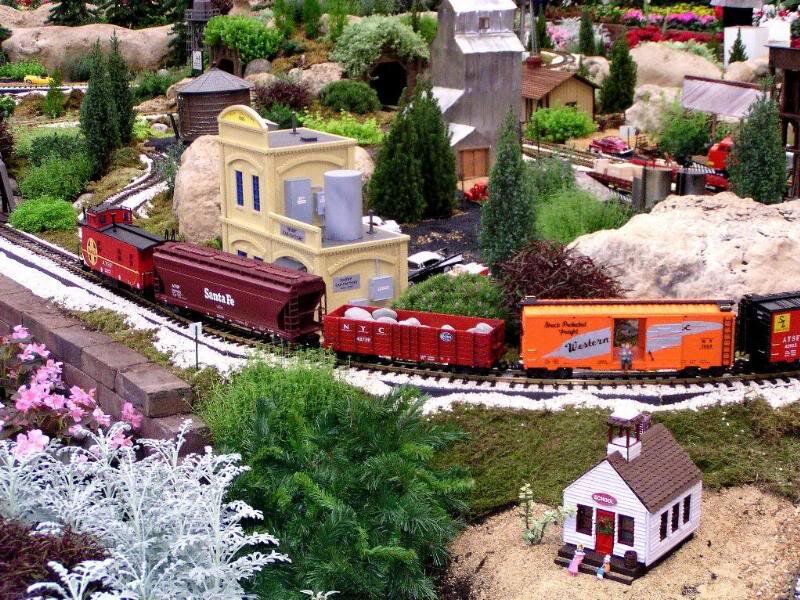 Model Train on Layout