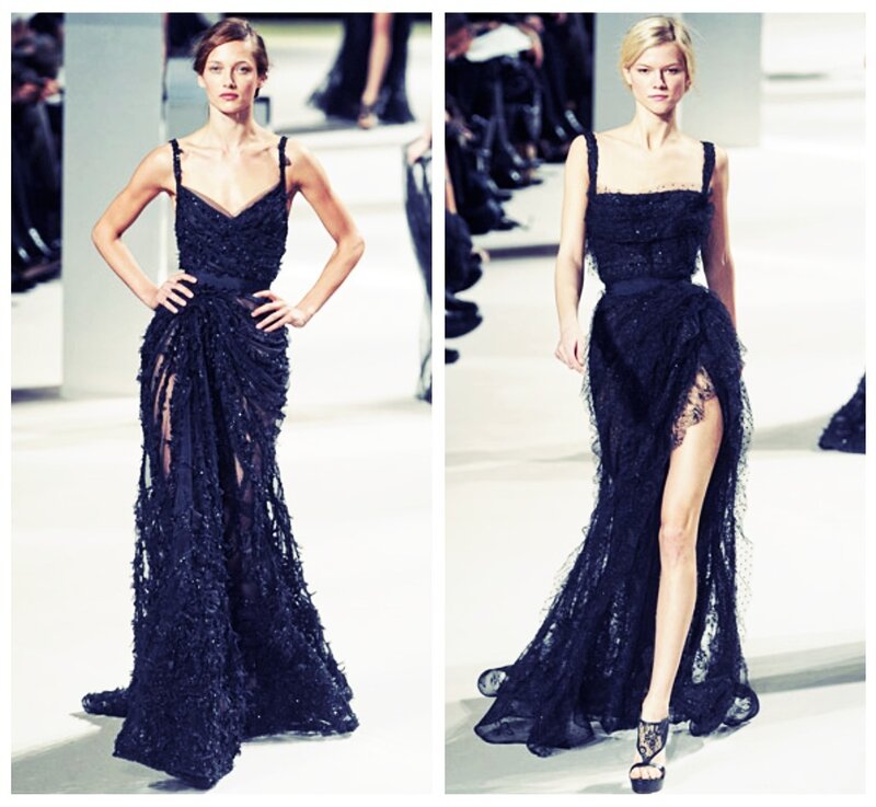 Models in Black Gowns