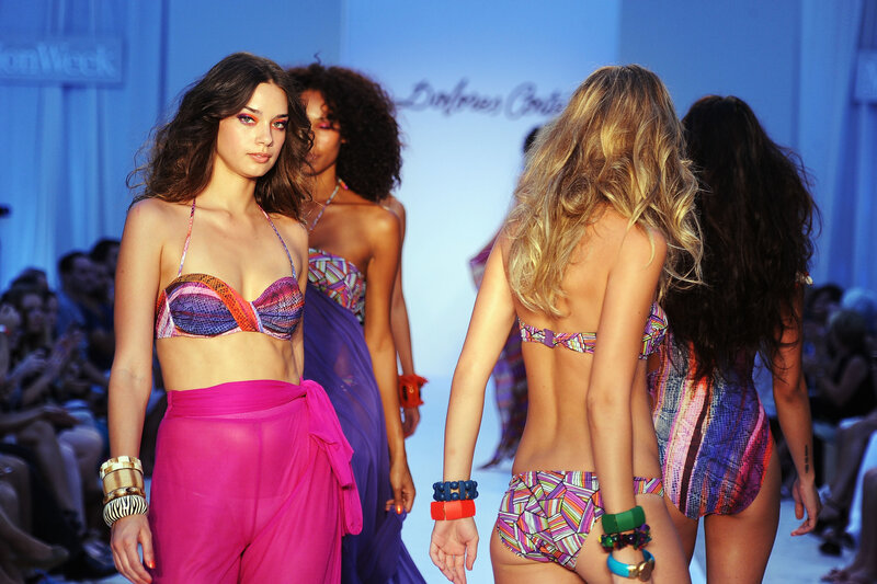 Models on a Runway — Pink