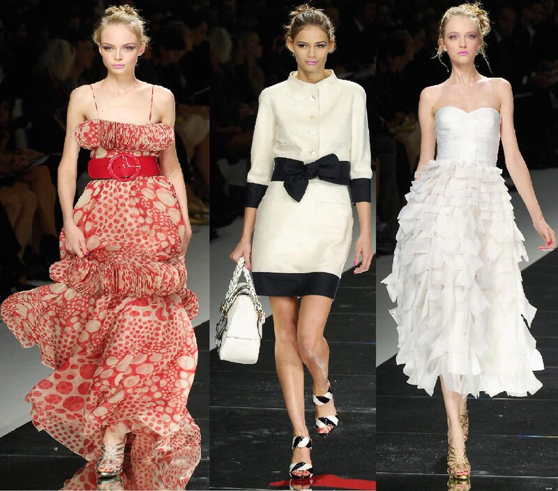Models on Runway — White