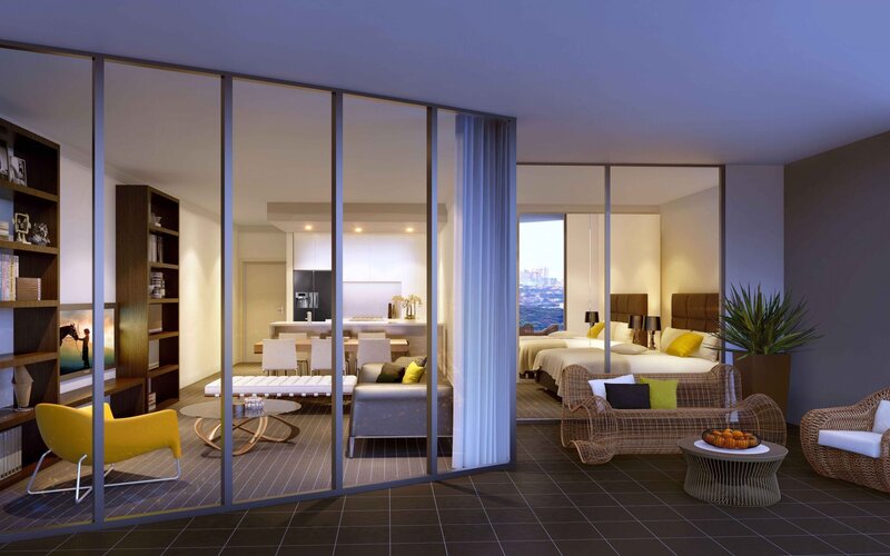 Modern apartment interior design