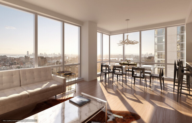 Modern Apartment Interior — White, Serene, Morning