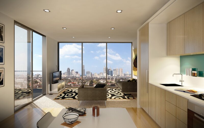 Modern Apartment Interior — White, Serene
