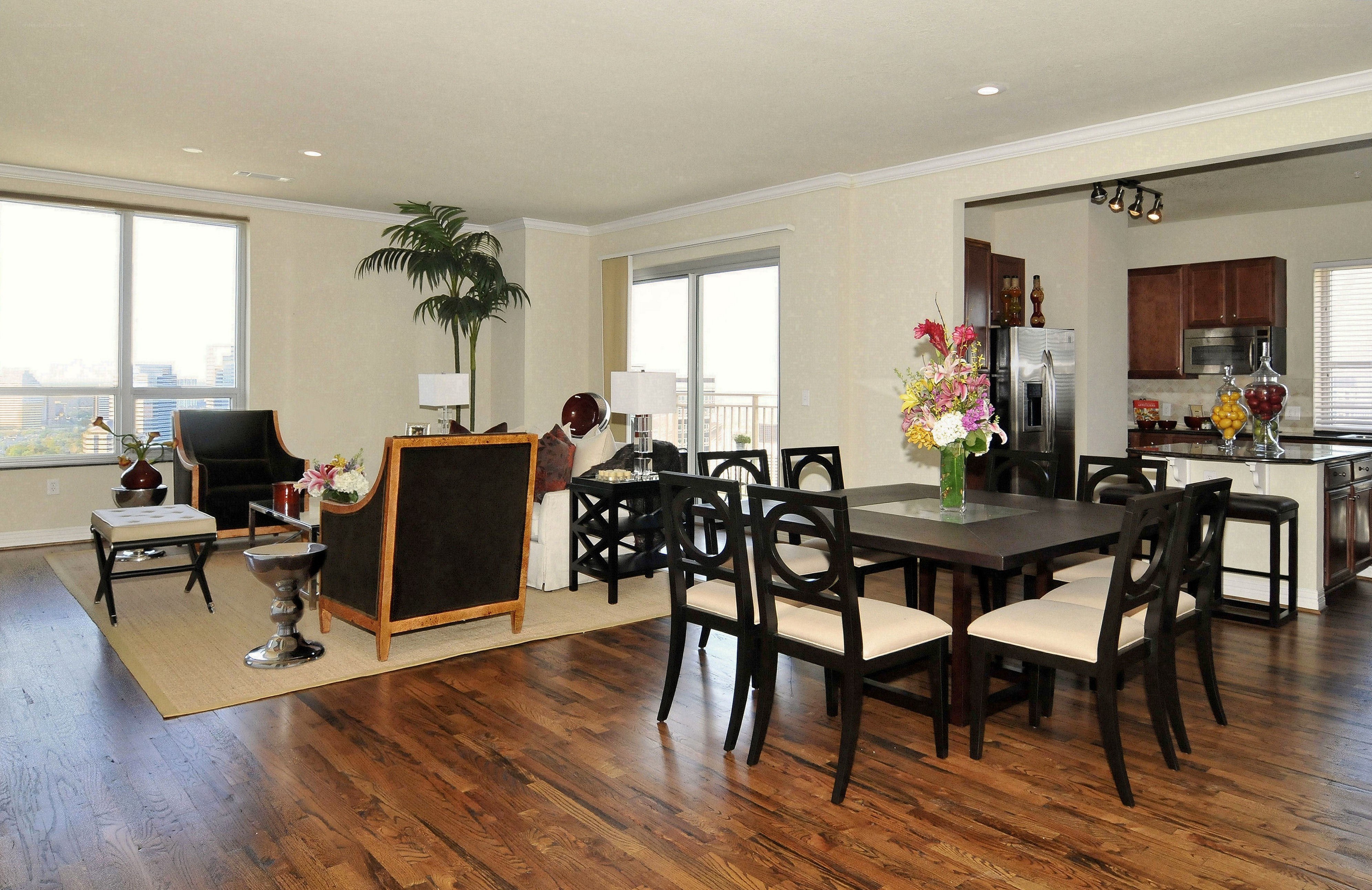 Modern apartment living space