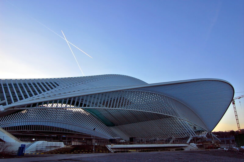 Modern architectural building