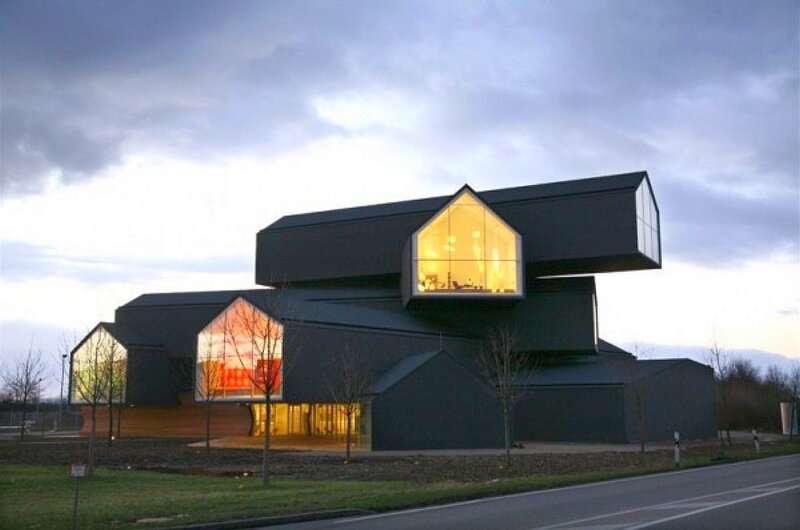 Modern architectural building