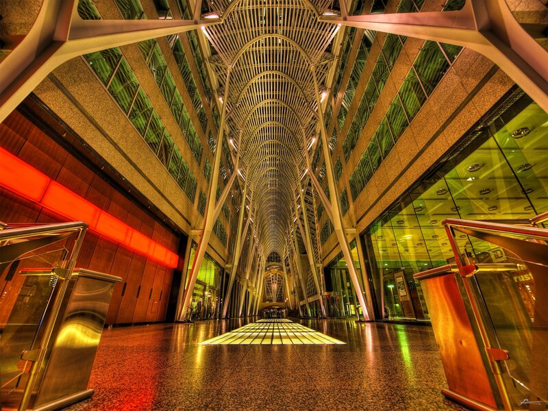 Modern Architectural Hallway