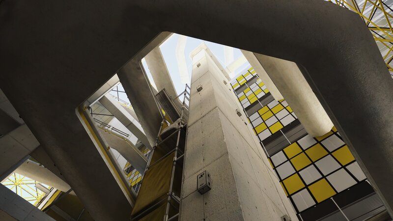 modern architectural interior