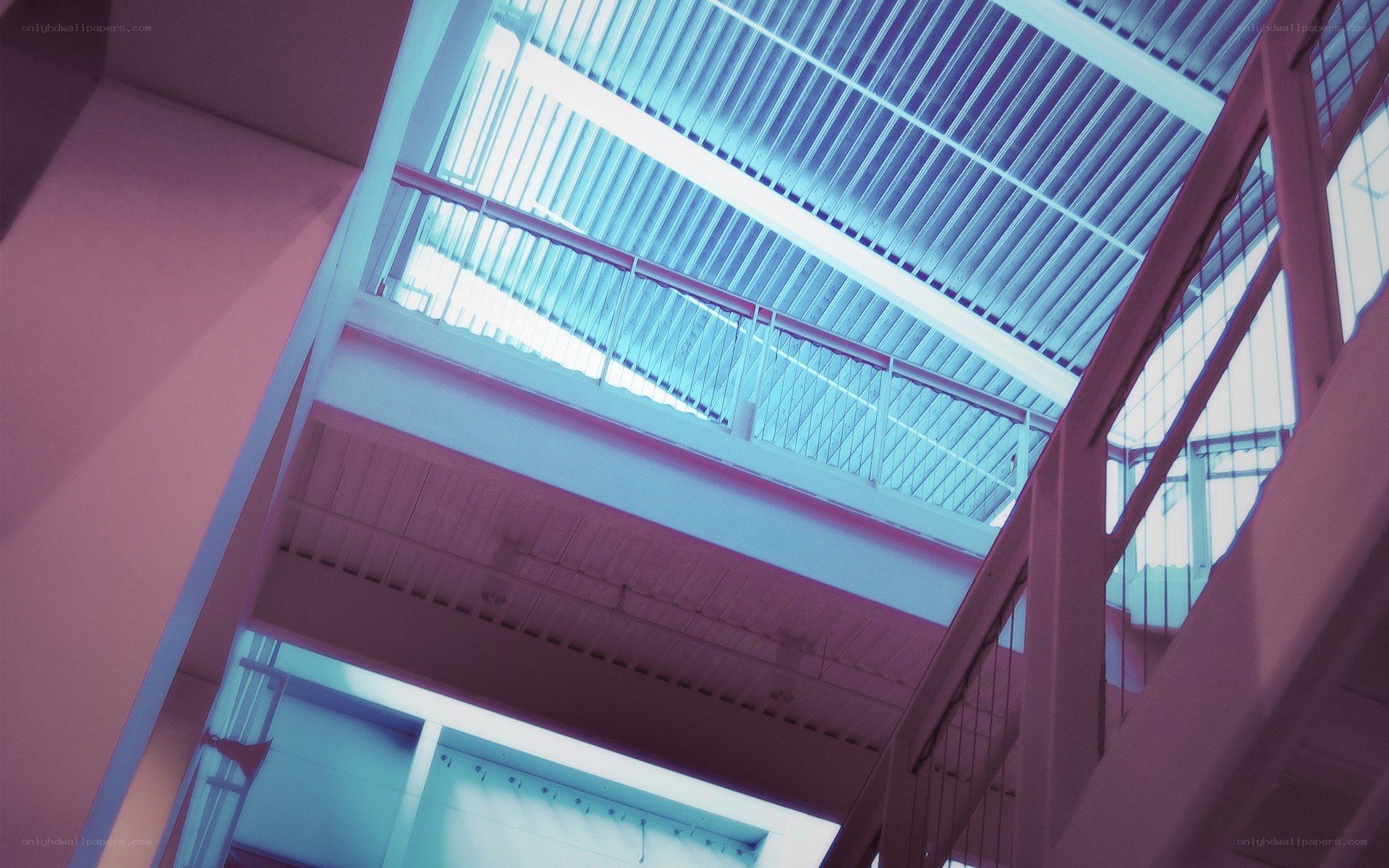 Modern architectural interior