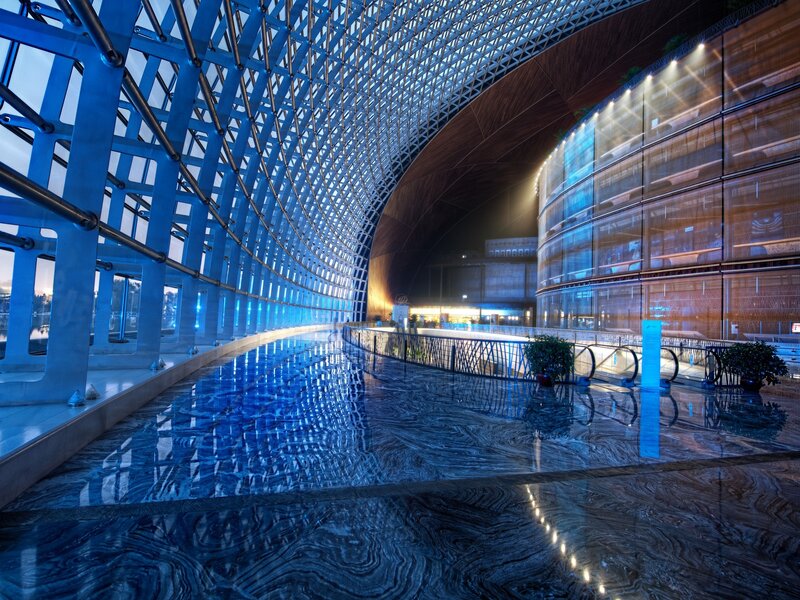 Modern architectural interior