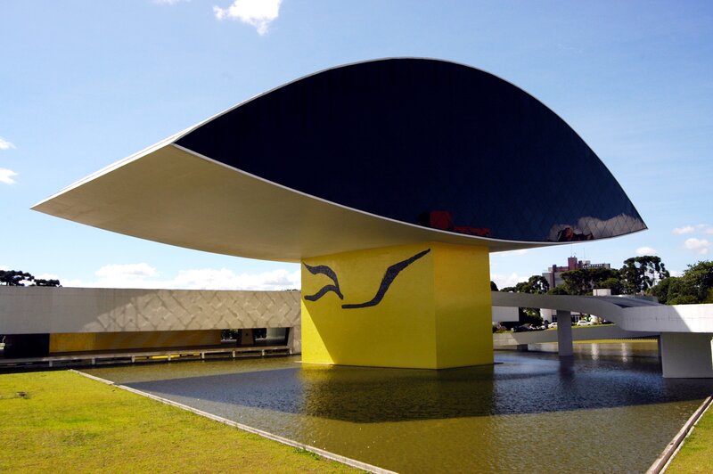 Modern architectural pavilion
