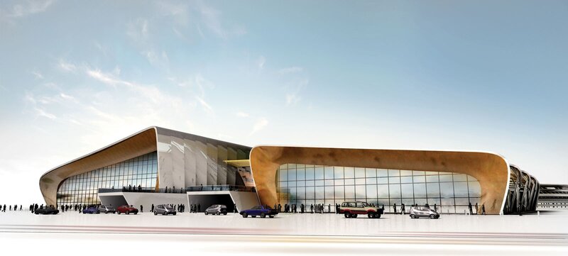 modern architectural rendering