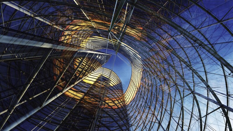 modern architectural structure