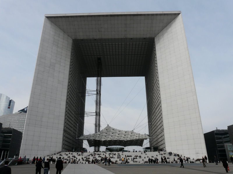 Modern Architectural Structure — Gray