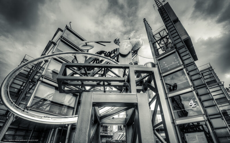 modern architectural structure