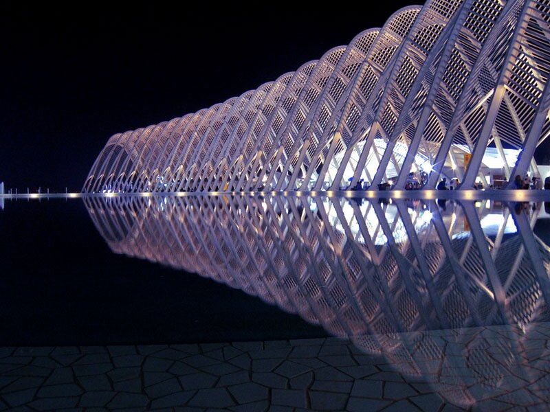 Modern Architectural Structure — White