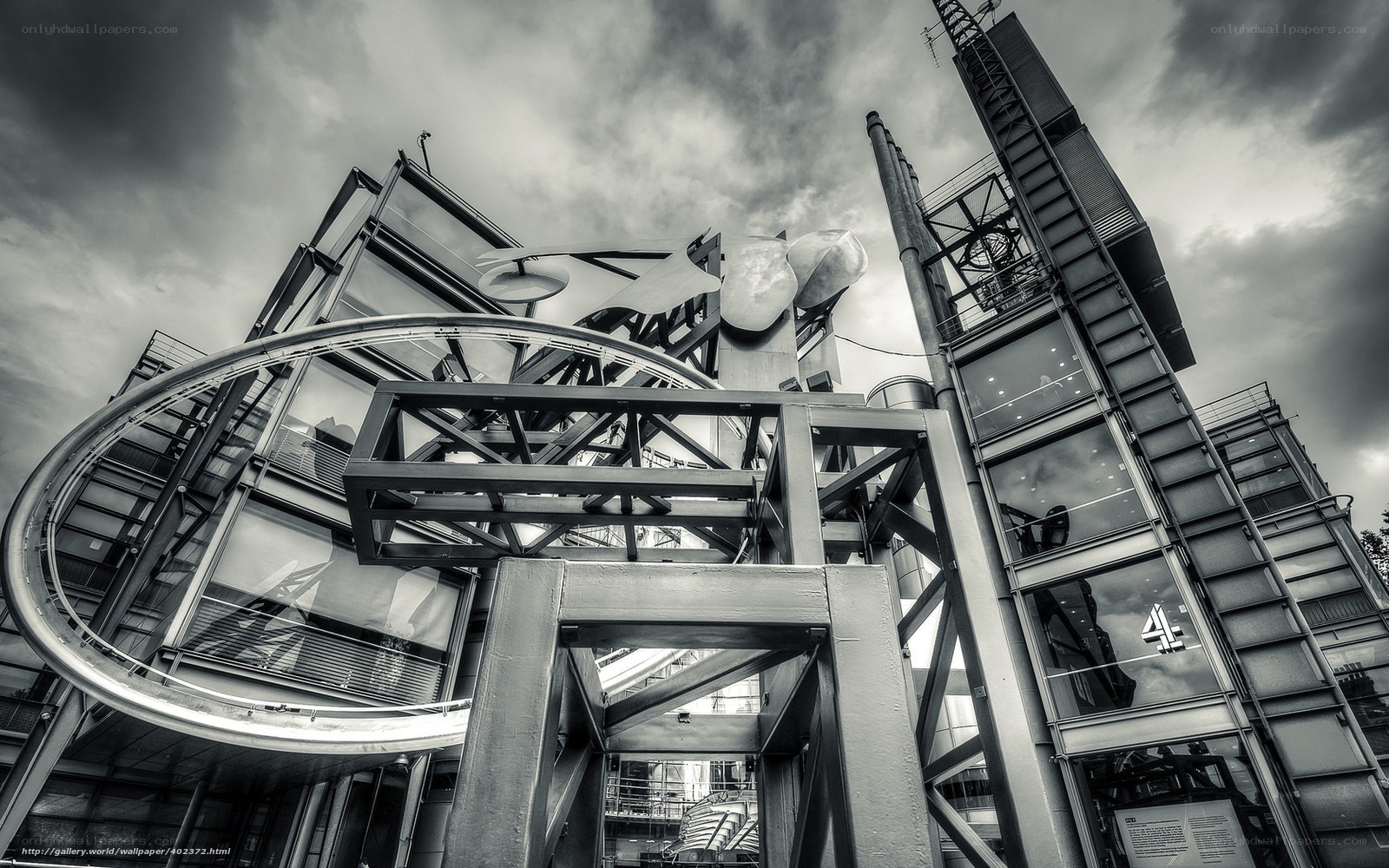 modern architectural structure