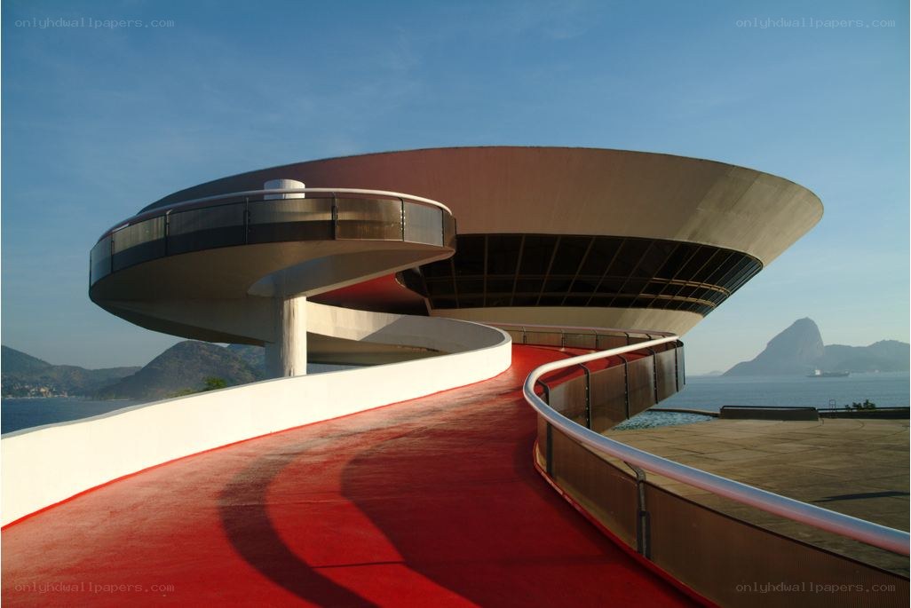 Modern architecture by the sea