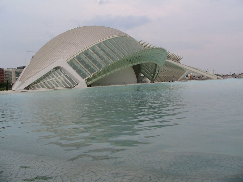 modern architecture by water