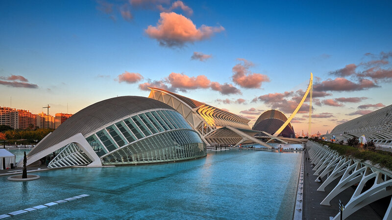 Modern Architecture Complex — Blue