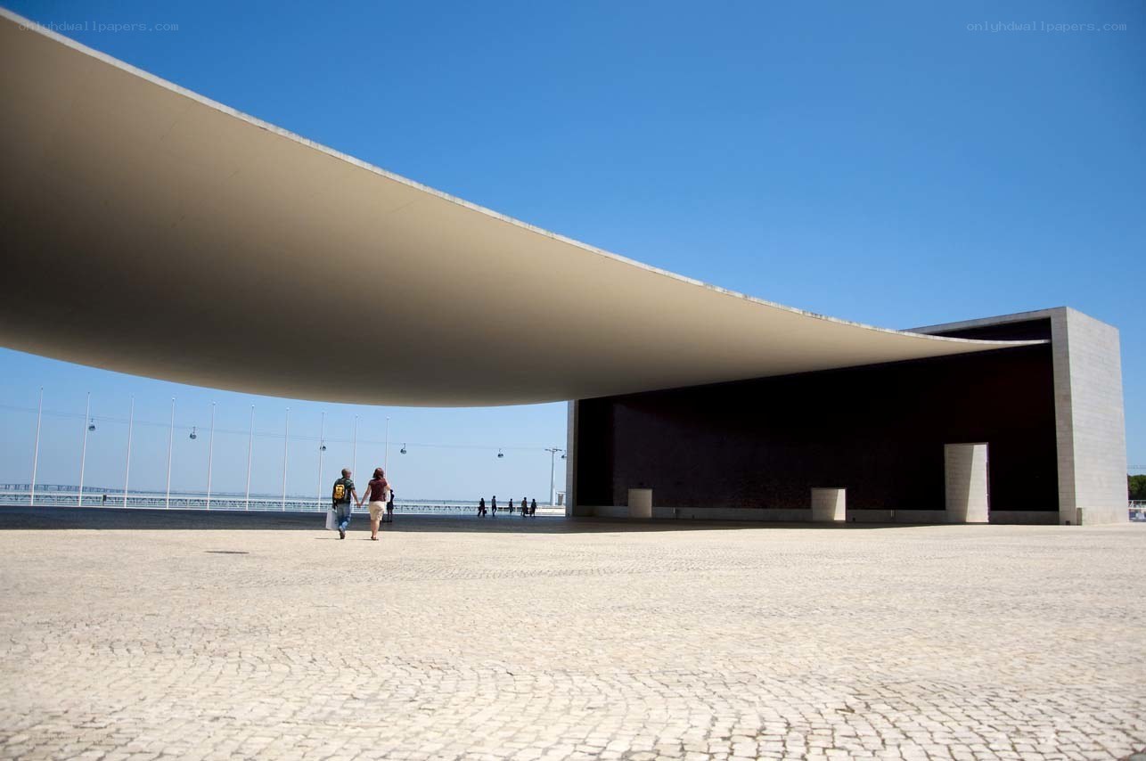 Modern architecture under blue sky