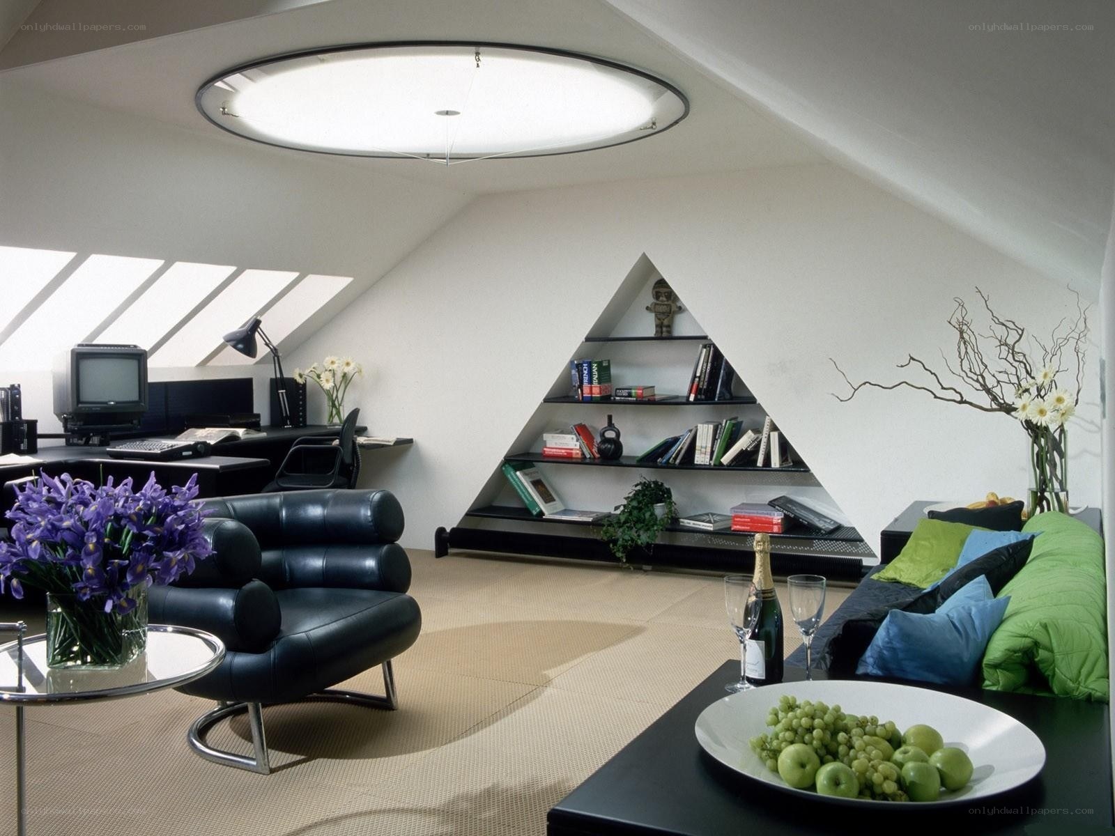 Modern attic living space