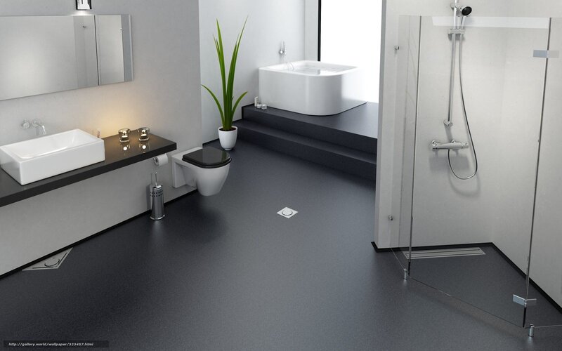 modern bathroom interior