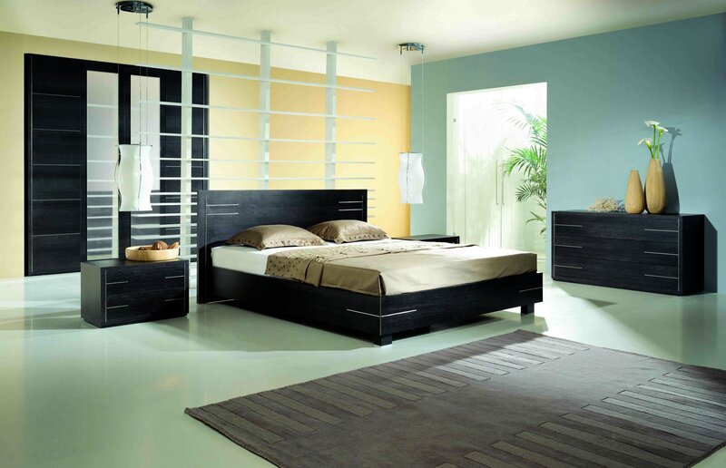 Modern Bedroom Furniture — Black