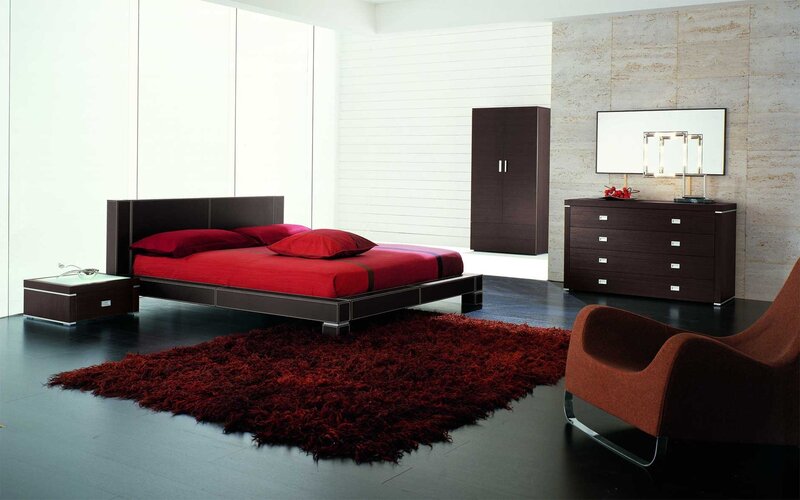 Modern Bedroom Furniture — Red