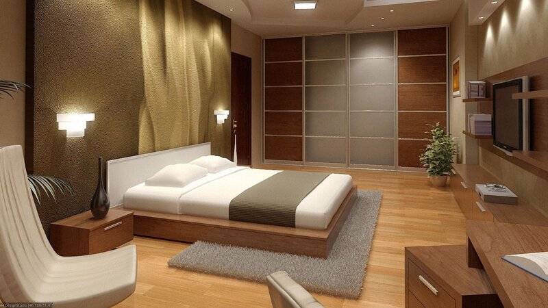 modern bedroom interior