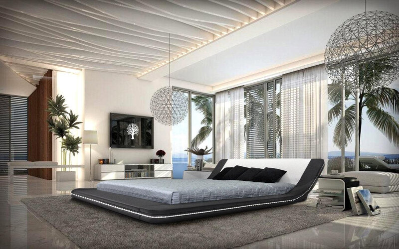 Modern Bedroom Interior — White, Serene, Afternoon, 3d Render