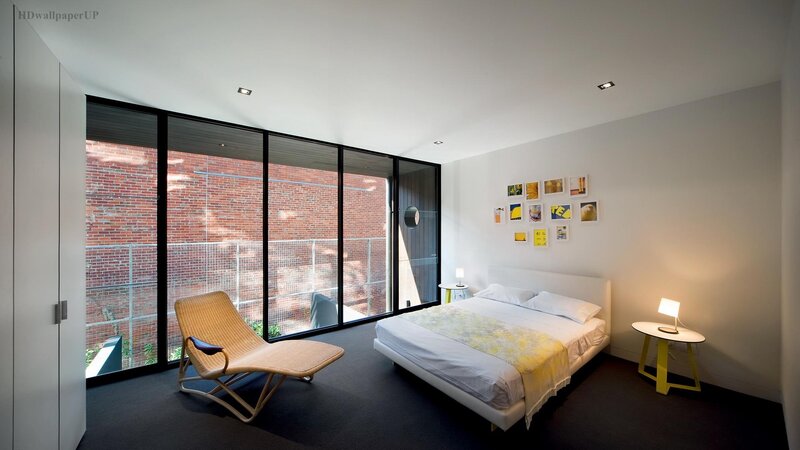 Modern Bedroom Interior — White, Serene, Afternoon