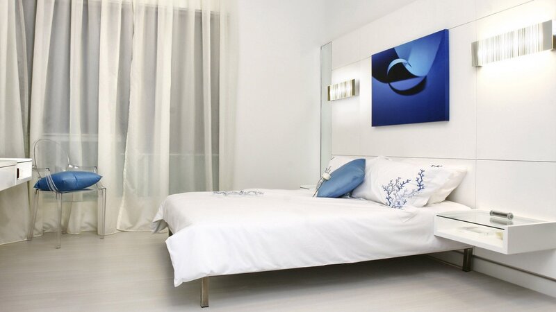 Modern Bedroom Interior — White, Serene