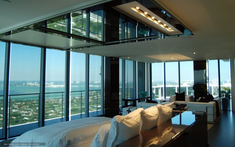 Modern Bedroom with City View — White, Serene, Afternoon