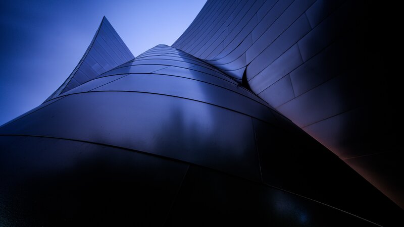 Modern Building Architecture — Blue