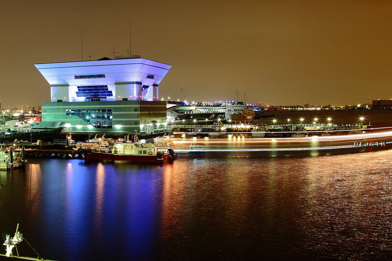 Modern Building at Harbor