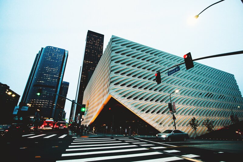 Modern Building at Intersection
