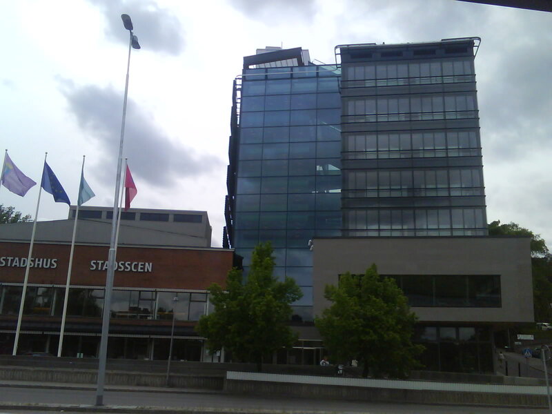 Modern Building Complex — Gray