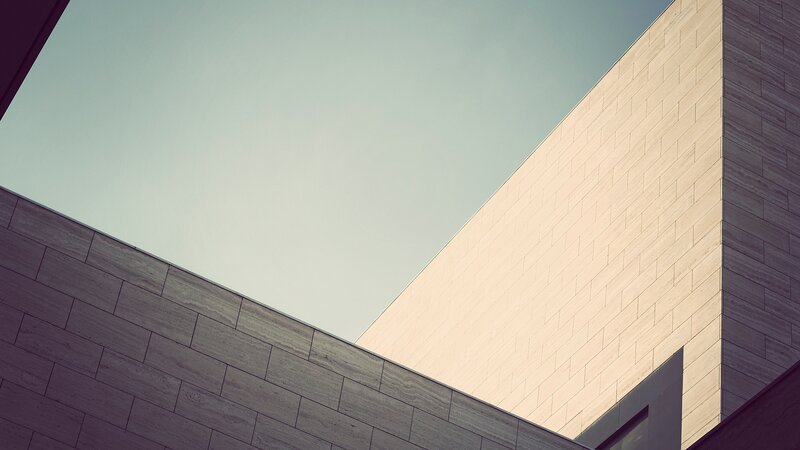 Modern Building Corner — Gray, Serene