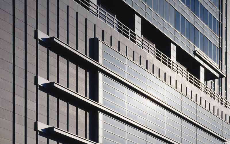 modern building facade detail