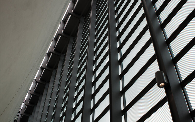 Modern building facade details