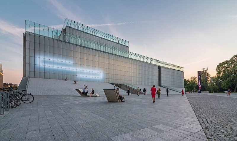 Modern Building Facade — Gray, Serene