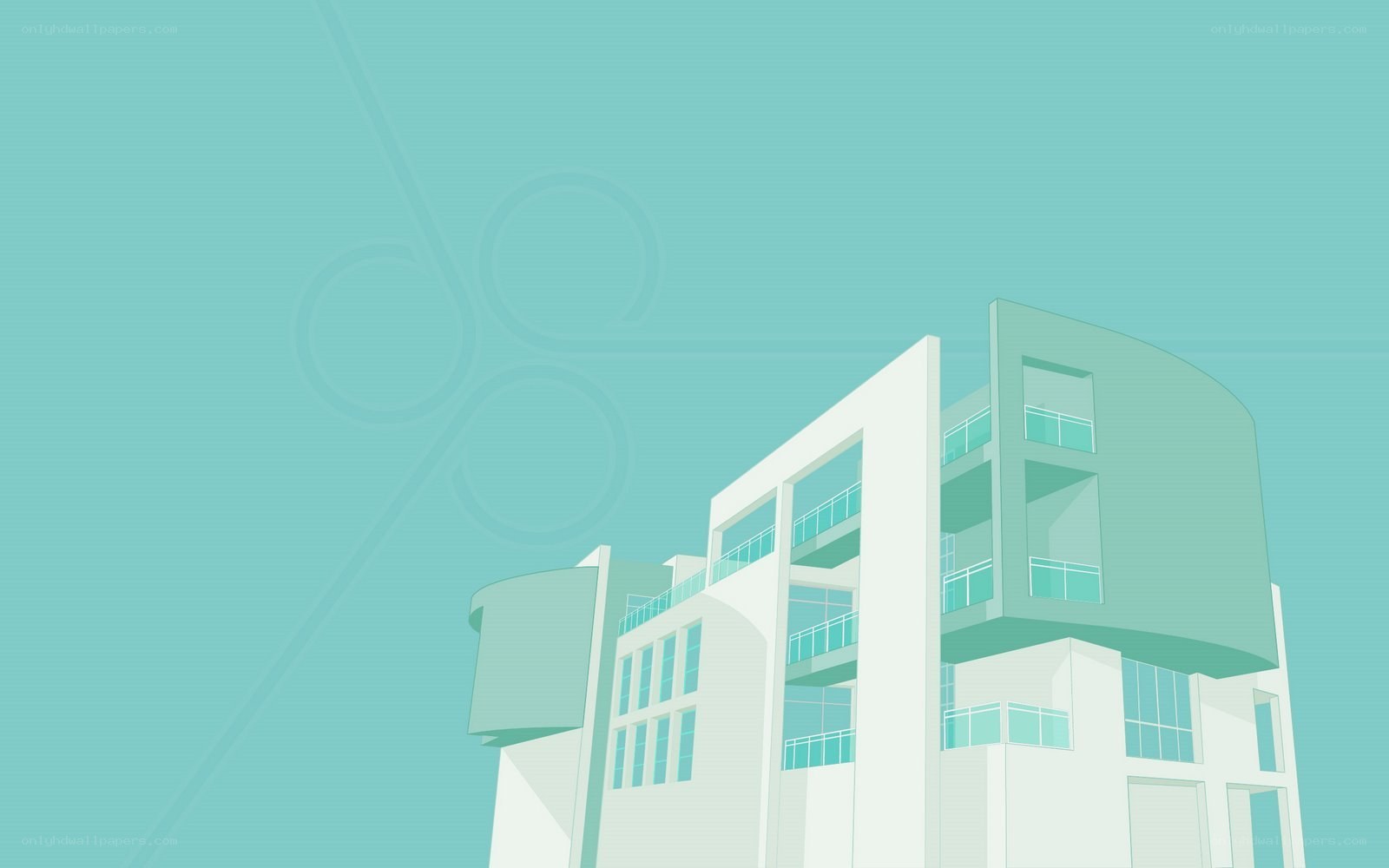 modern building illustration