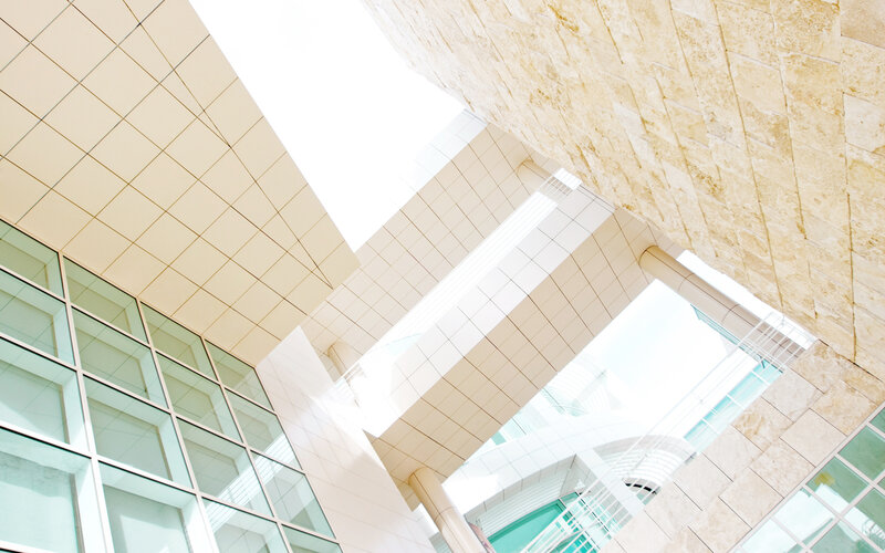 Modern Building Interior — Beige
