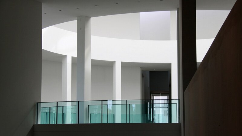 Modern Building Interior — White, Serene, Photograph