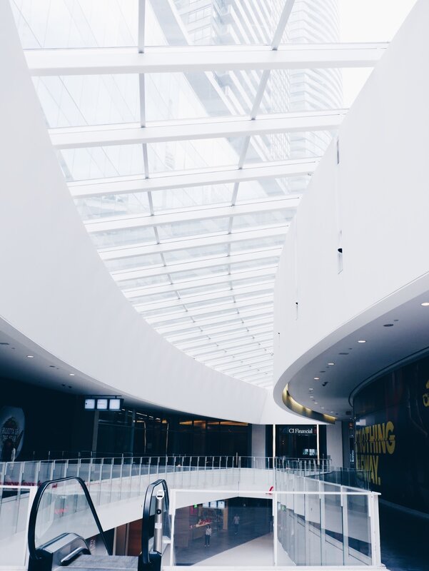 Modern Building Interior — White, Serene