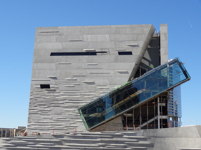 Modern Building under Construction — Gray